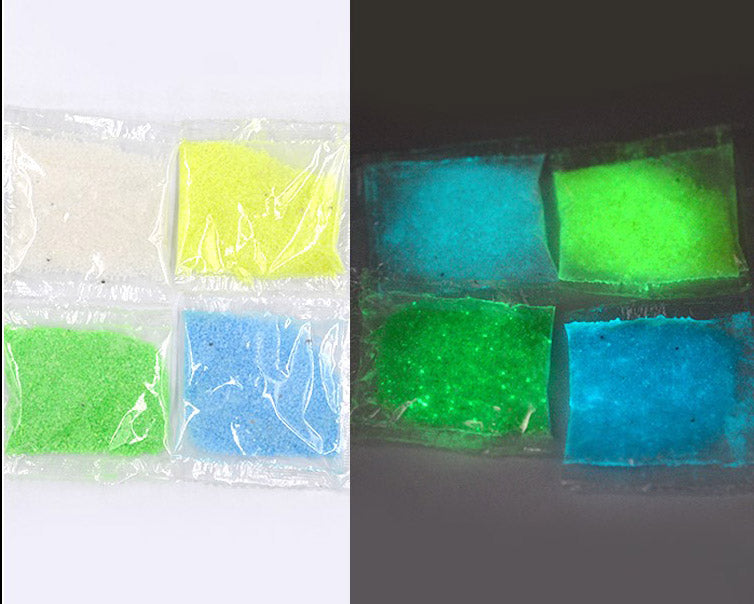 Glow in Dark Sand Art Resin Filler Photoluminescent Fluorescent