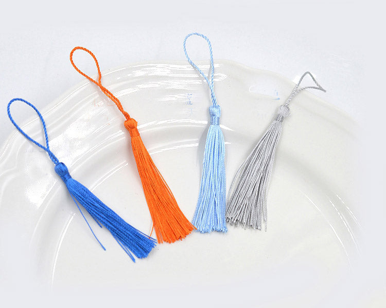 3 Pieces Colorful Tassels for DIY Bookmark Resin Moulds Jewelry DIY Craft