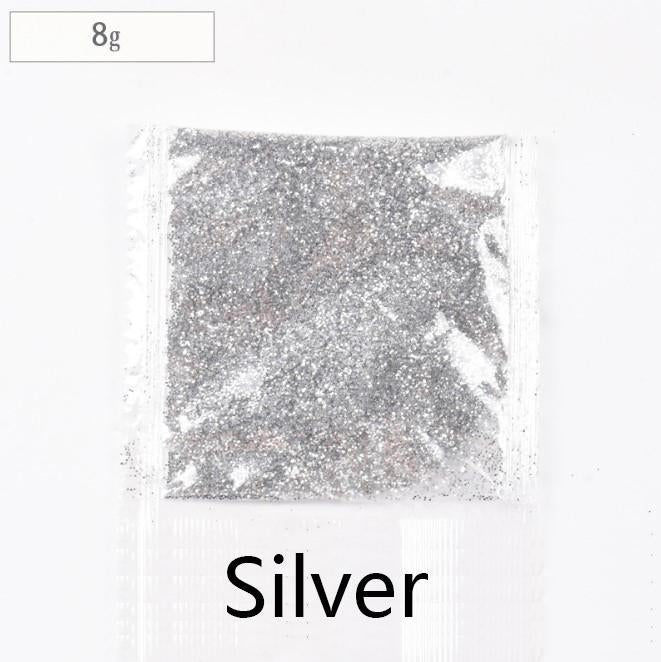 23 Colour Fine Glitter 8g per bag