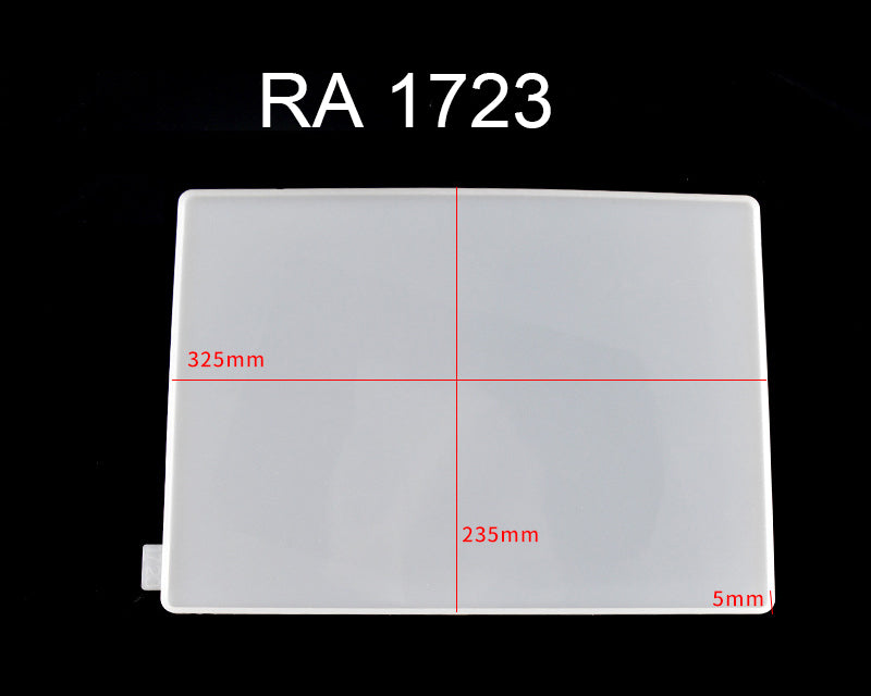 Clipboard Vertical File Folder Resin Moulds, Epoxy Resin Silicone Mould with Metal Accessories for Making File Folder Portfolio Drawing Board