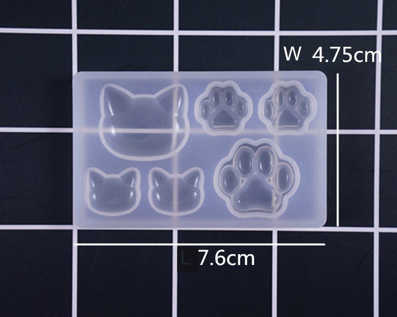 Cat / Bear Paw Tag Moulds