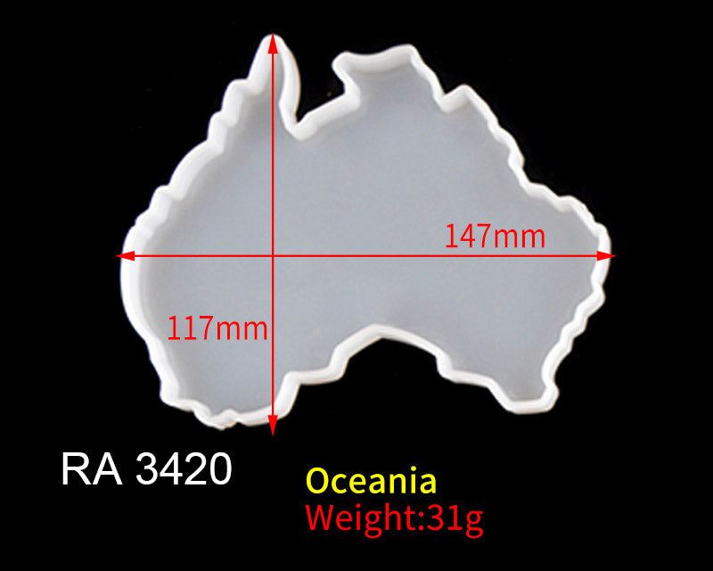 World Map Moulds - Oceania