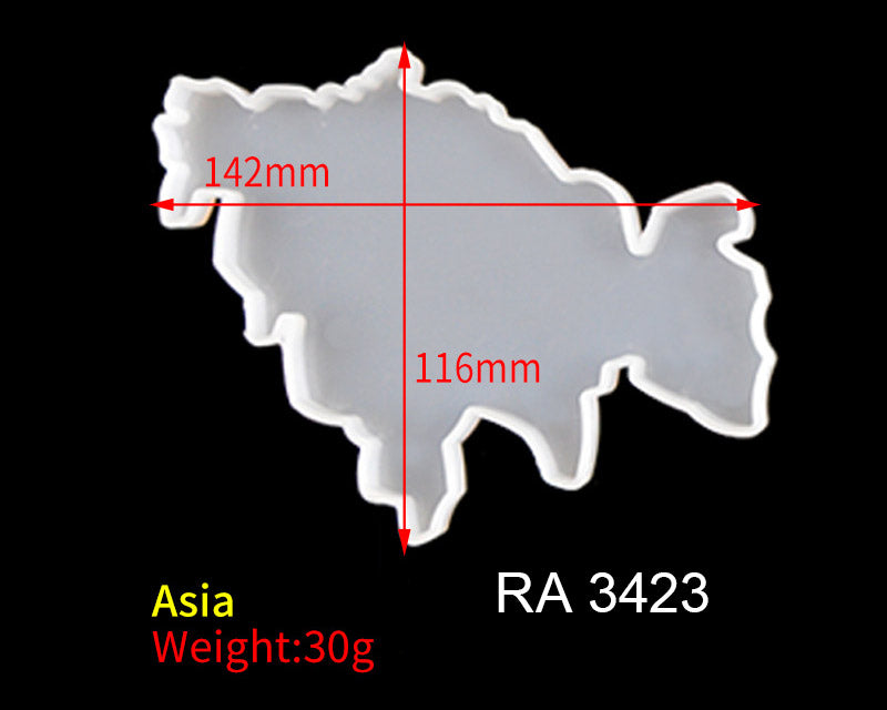 World Map Moulds - Asia