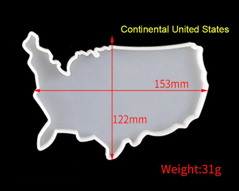 World Map Moulds - Continental United States