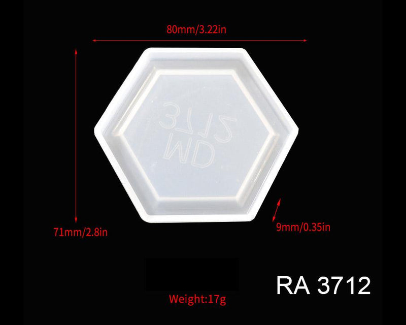 Coaster Moulds for DIY Craft and Resin Art - 05