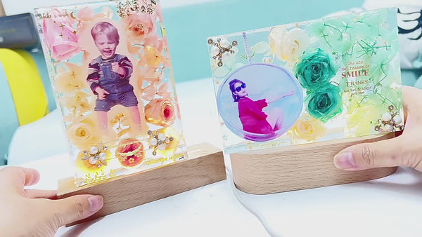 LED Photo Frame Moulds Picture Frame Floral Preservation, Specimens Making, Bookend Moulds Handmade Crafts Home Decoration