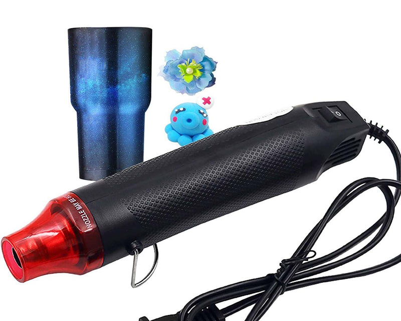 Mini Heat Gun for Crafts, Hot Air Gun Tool for Epoxy Resin, Shrink Wrap, Vinyl Wrapping, Shrink Tubing, Bubble Remover Tool