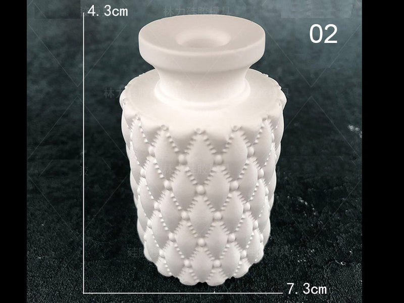 Epoxy Resin Pots Moulds for NON-TOXIC COMPOSITE RESIN Jesmonite, Aqua Resin, Bramblier and Cement - 02