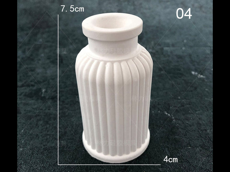 Epoxy Resin Pots Moulds for NON-TOXIC COMPOSITE RESIN Jesmonite, Aqua Resin, Bramblier and Cement - 02