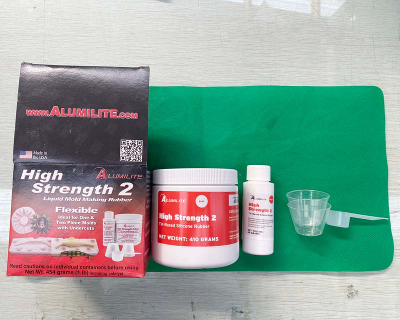 HIGH STRENGTH 2 Alumilite Liquid Mold Making Rubber 454g Flexibale