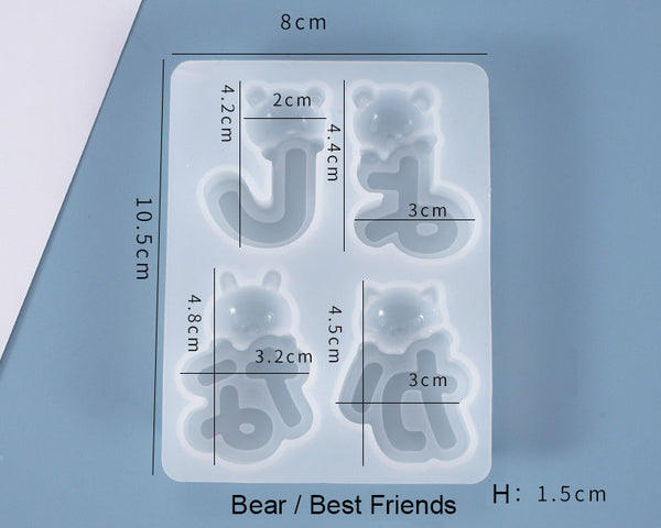 Mickey Mouse Bear Moulds