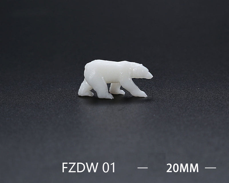 3D Model Resin Mould Decoration Resin Filler Simulated - Polar Bear