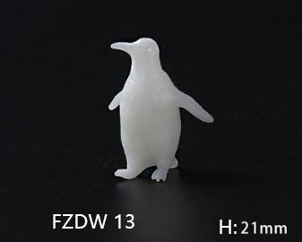 3D Model Resin Mould Decoration Resin Filler Simulated - Penguin