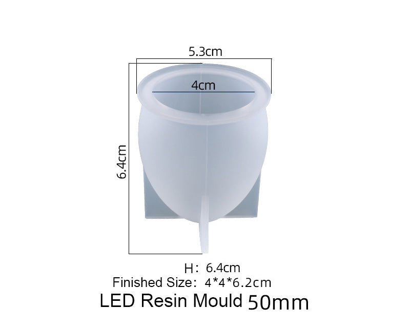 LED Resin Mould Resin Artist Home Decoration LED Night Light Mould