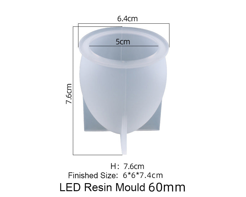 LED Resin Mould Resin Artist Home Decoration LED Night Light Mould