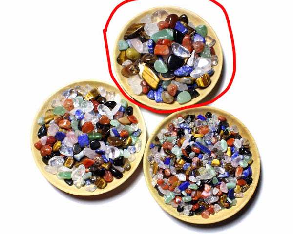 Gemstones Nature Mixed Stones For River Table And Resin Artists, 9-14mm 100g