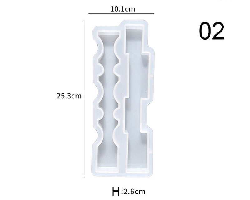 Candle Casting Mould with Resin, Cement, Candle - 01