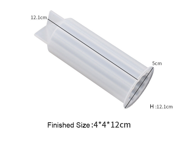 Candle Casting Mould with Resin, Cement, Candle - 05