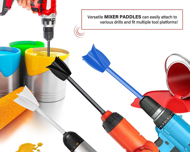 Epoxy Mixing Stick, Paint Stirring Rod, Putty Cement Paint Mixer Attachment - 1pc