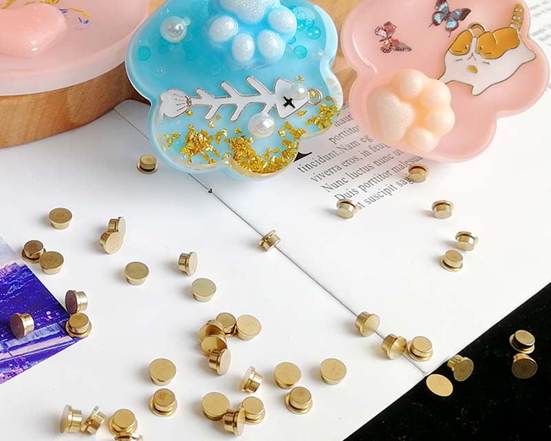 Mini Spinning Gyro Cat Paw Creative Resin Tools