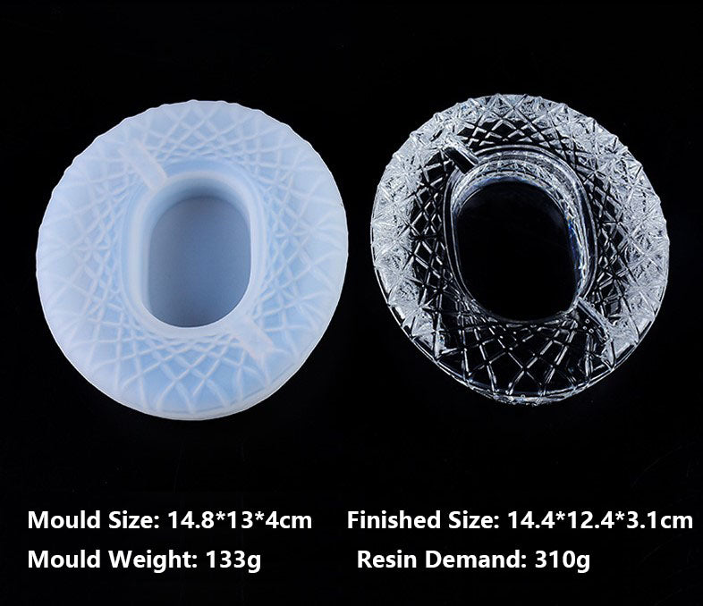 Ashtray Moulds Epoxy Resin Moulds Silicone Mould Casting Mould for Large Size DIY Ashtray Flower Pot Resin Art