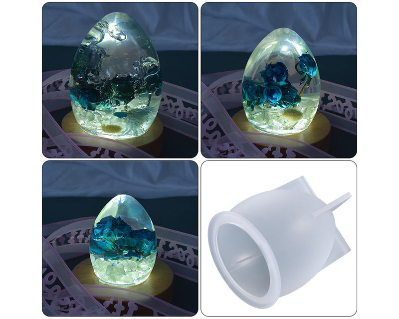 LED Resin Mould Resin Artist Home Decoration LED Night Light Mould