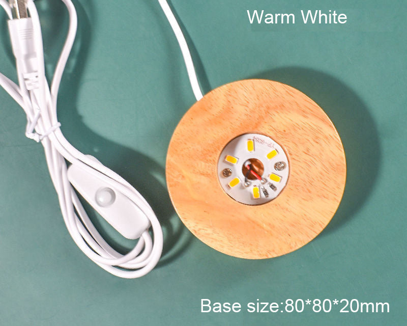 LED Resin Mould Resin Artist Home Decoration LED Night Light Mould