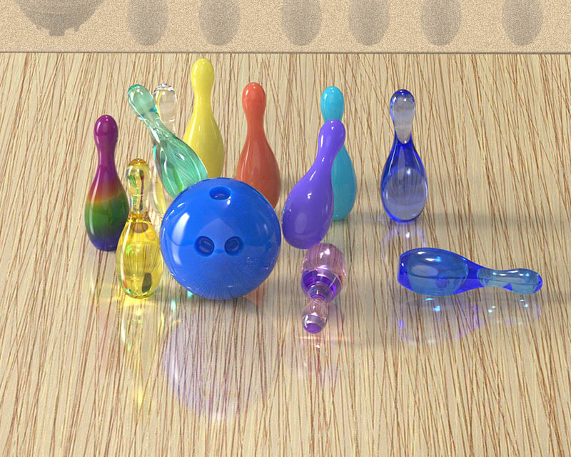 Bowling Resin Mould, Bowling Pin and Ball Silicone Mould Crystal Sphere Round Casting Moulds for Mini Desktop Bowling Game
