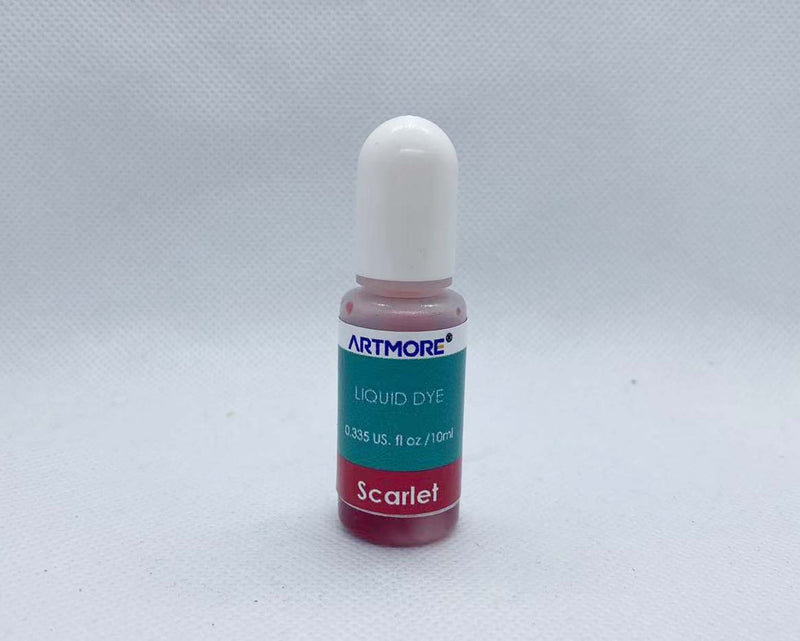 Liquid Dye  Solid Colour- 10ml each for Ecrylimer - Not To Be Used With Resin