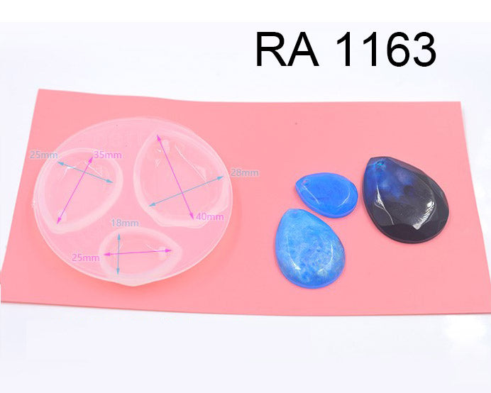 Geometric / Geometry Pendant Silicone Moulds - 2