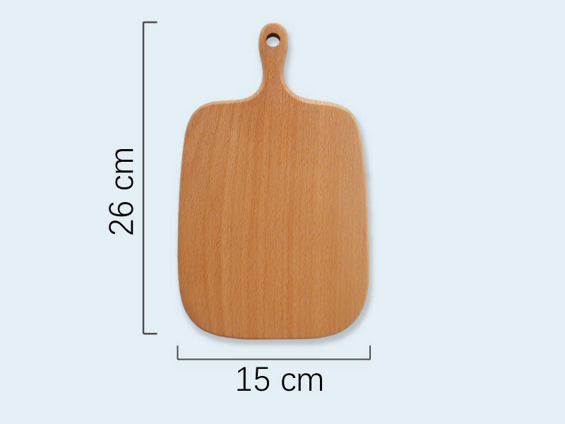 Creative Solid serving board, wooden kitchen cutting board, multi-functional bread board and serving tray.