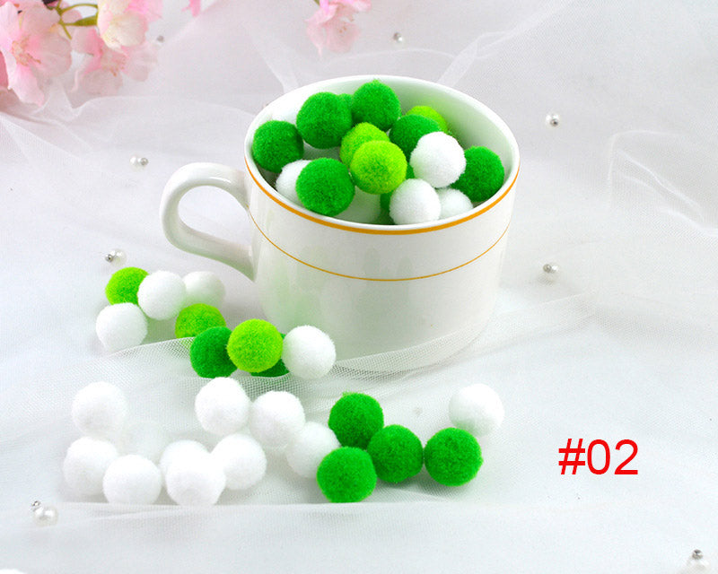 Assorted Pompoms Multicolor Arts and Crafts Pom Poms Balls for DIY Art Creative Crafts Decorations