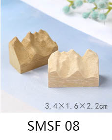 Fake Mountain  Resin Epoxy Craft Wood Natural Snow Mountain Dried Flower Resin Decorative Craft DIY Ring Pendant Micro Landscape Making for Jewelry