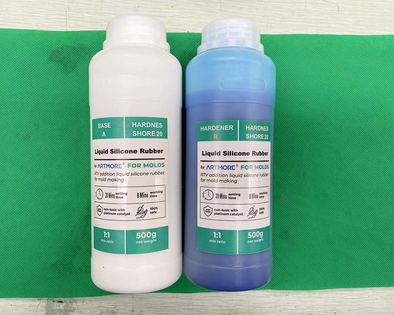 RTV Addition Cure Liquid Silicone Rubber - Mould Making - Shore A 20 - 1kg