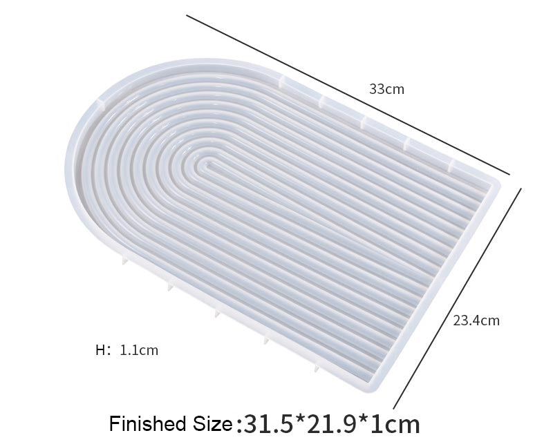 Serving Board Coaster Tray Resin Candle Moulds