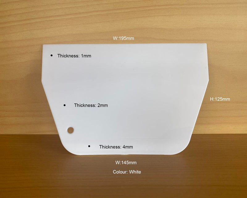 Plastic Scraper / Notch Adhesive Trowel - Perfect for River Table, Coffee Table, Table Top etc