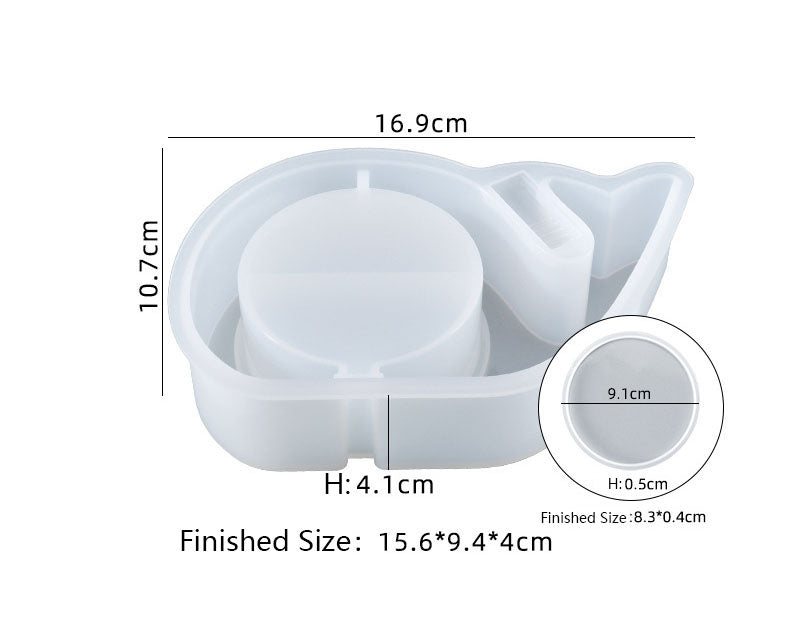 Money Box Money Bank Epoxy Silicone Casting Moulds for Money Storage with Lids