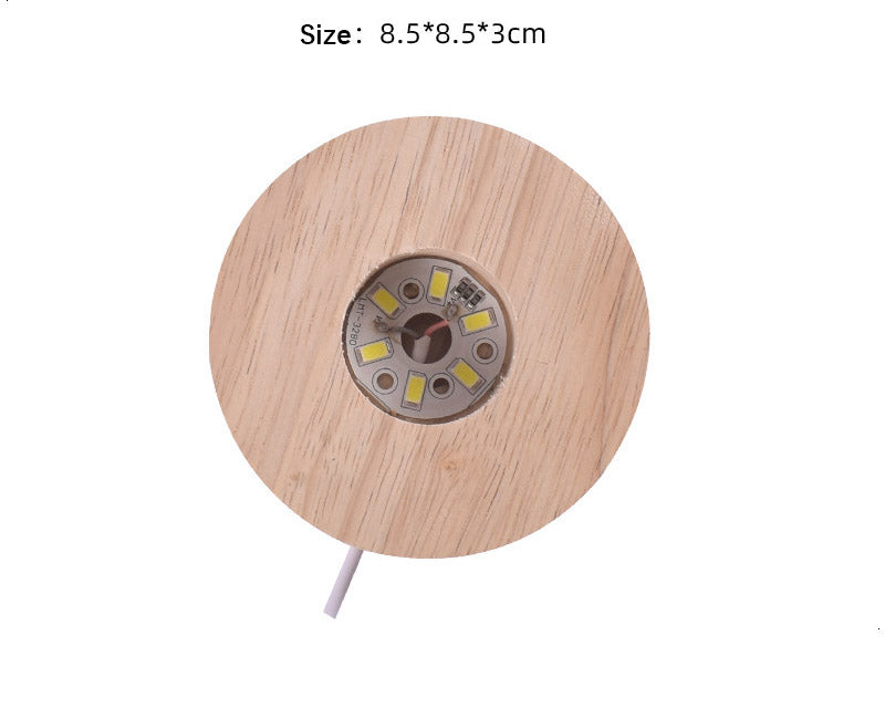 LED Resin Mould Resin Artist Ornaments Home Decoration LED Night Light Mould