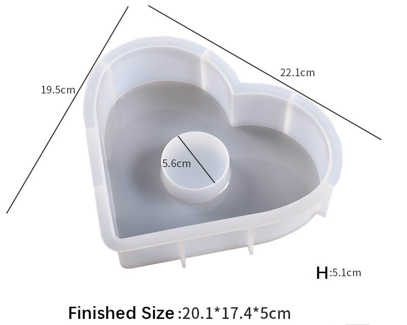 Heart Shape Clock Stand Moulds