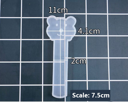 DIY Ruler Moulds Epoxy Resin Moulds Jewelry Making DIY Craft Tools - Little Bear Ruler