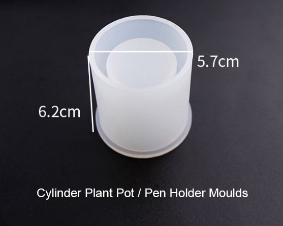 DIY Plant Pot mould, Cube and Cylinder Resin Planter moulds, Square Silicone moulds, DIY Flower Pot moulds, Pen Holder moulds