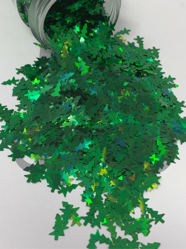 O Christmas Tree - Holographic Shape Glitter -  28.35g