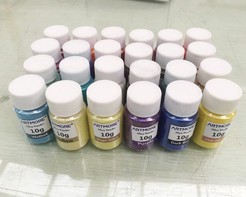 Mica Powder  / Pearlescent Color Pigments for Epoxy Resin- 10g each