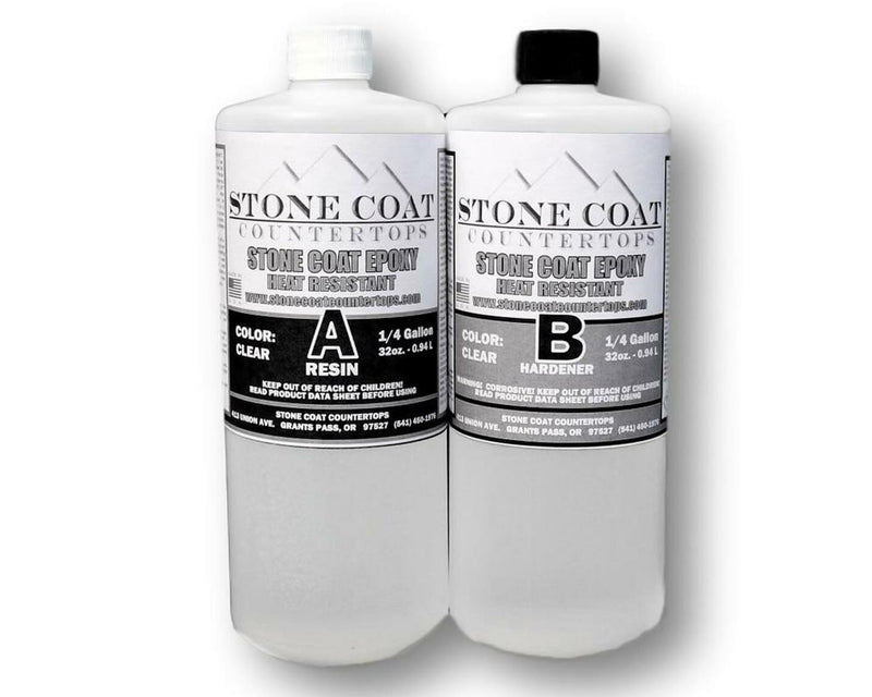 Stone Coat Countertops - Epoxy Resin Kit  1 : 1 by Volume - HEAT RESISTANT