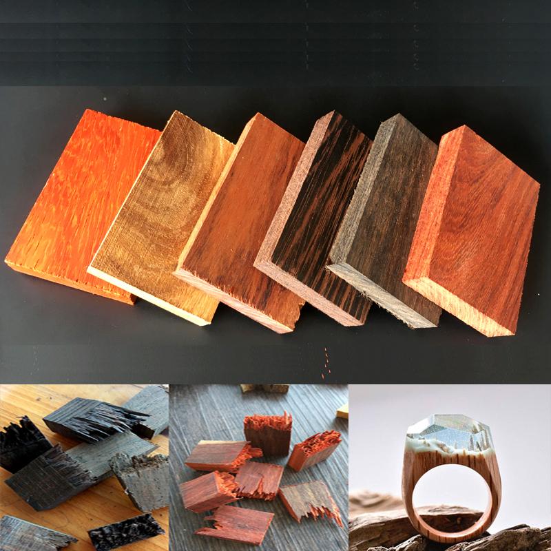 Wood Block for Ring, Craft and Broken Resin Art
